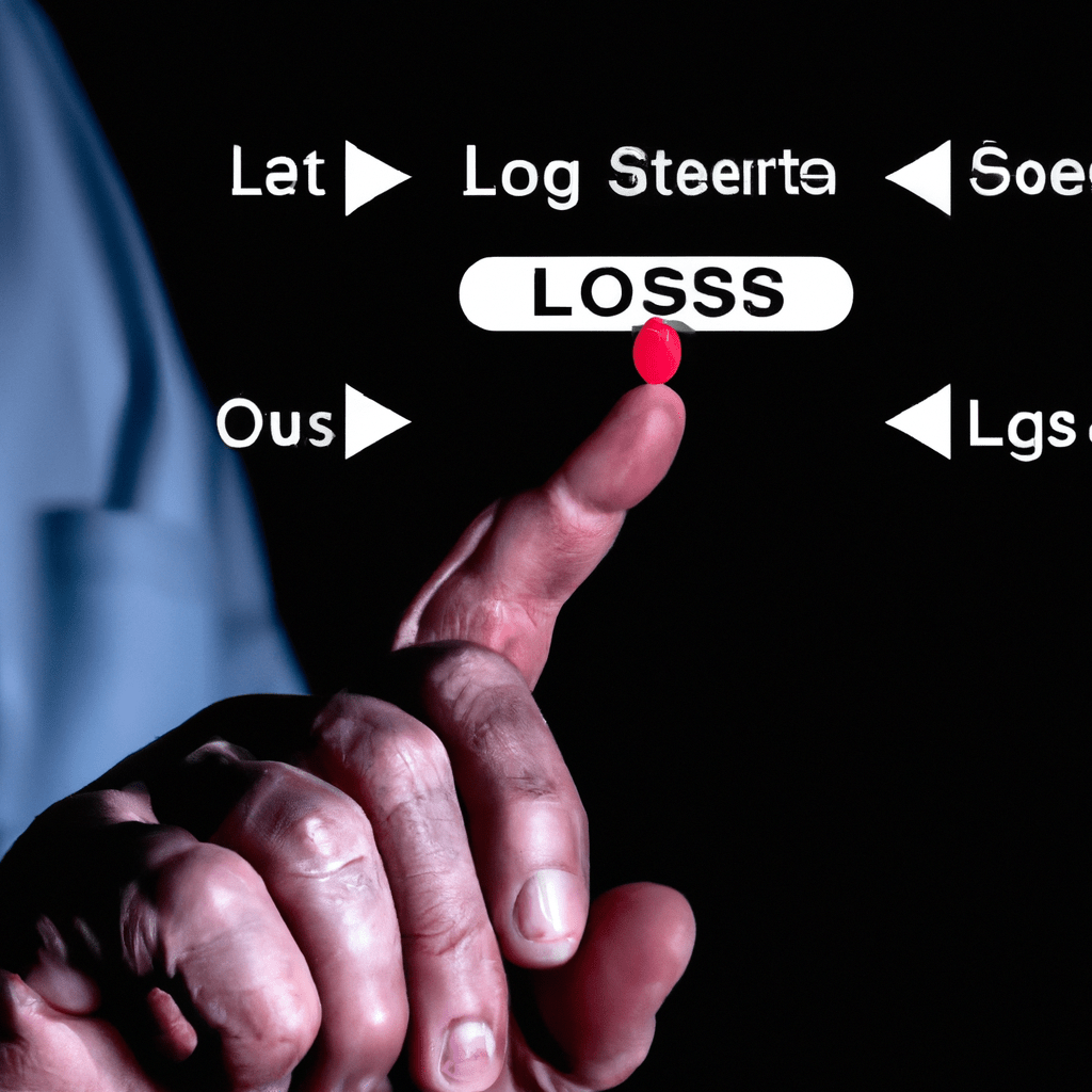 A photo of a person adjusting stop loss levels, a key strategy for protecting investments against market volatility.. Sigma 85 mm f/1.4. No text.