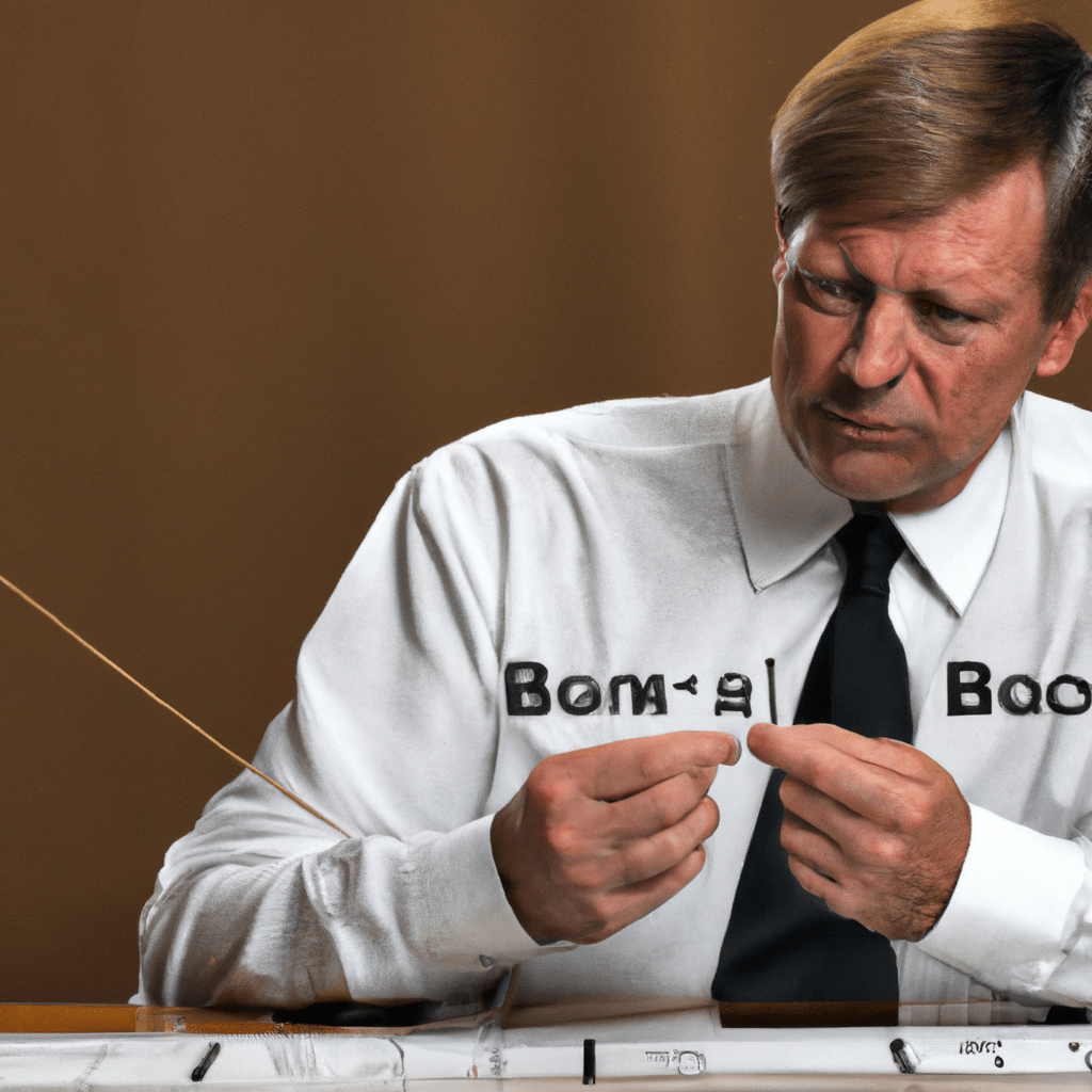 A photograph of an investor weighing the pros and cons of fixed and variable interest rate bonds.. Sigma 85 mm f/1.4. No text.