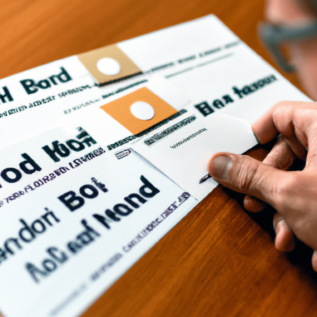 A photo of a person comparing various bond ratings and maturities to make informed investment decisions. Nikon 35 mm f/1.8. No text.. Sigma 85 mm f/1.4. No text.