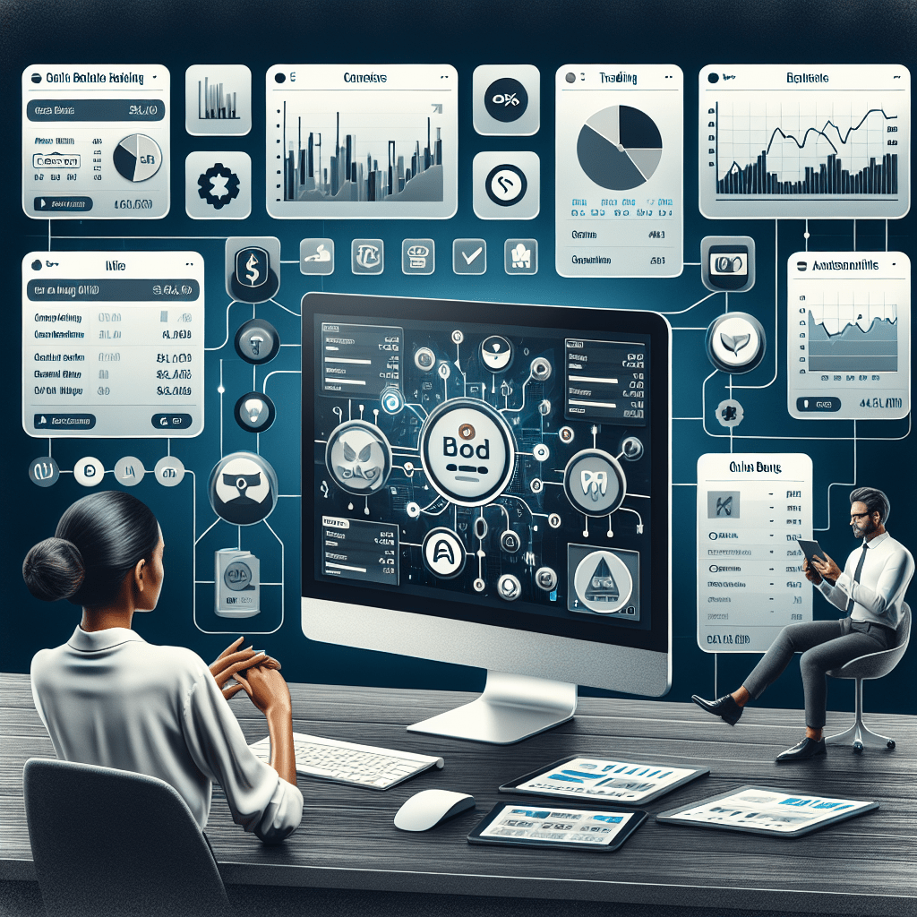 A photo of a variety of bonds displayed on a digital platform, showcasing the convenience and accessibility of online bond trading for all investors.